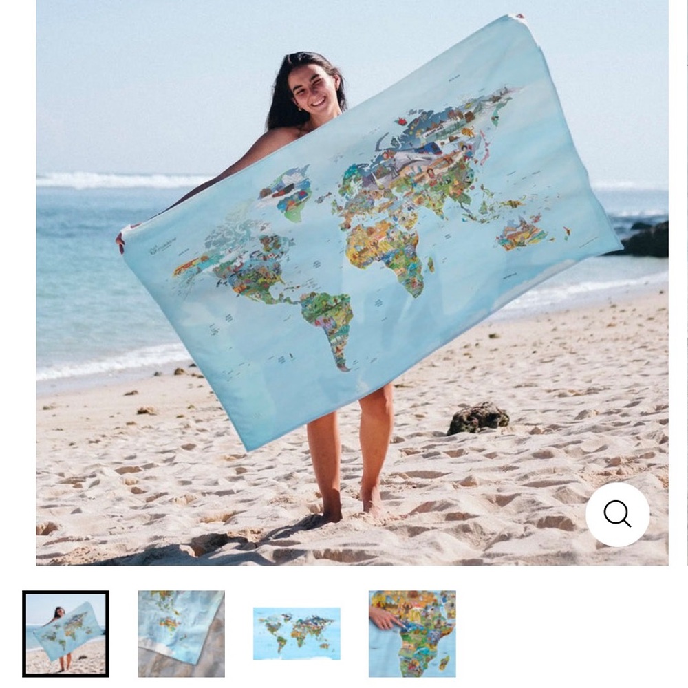 Awesome Maps Little Explorers Map
Towel - World